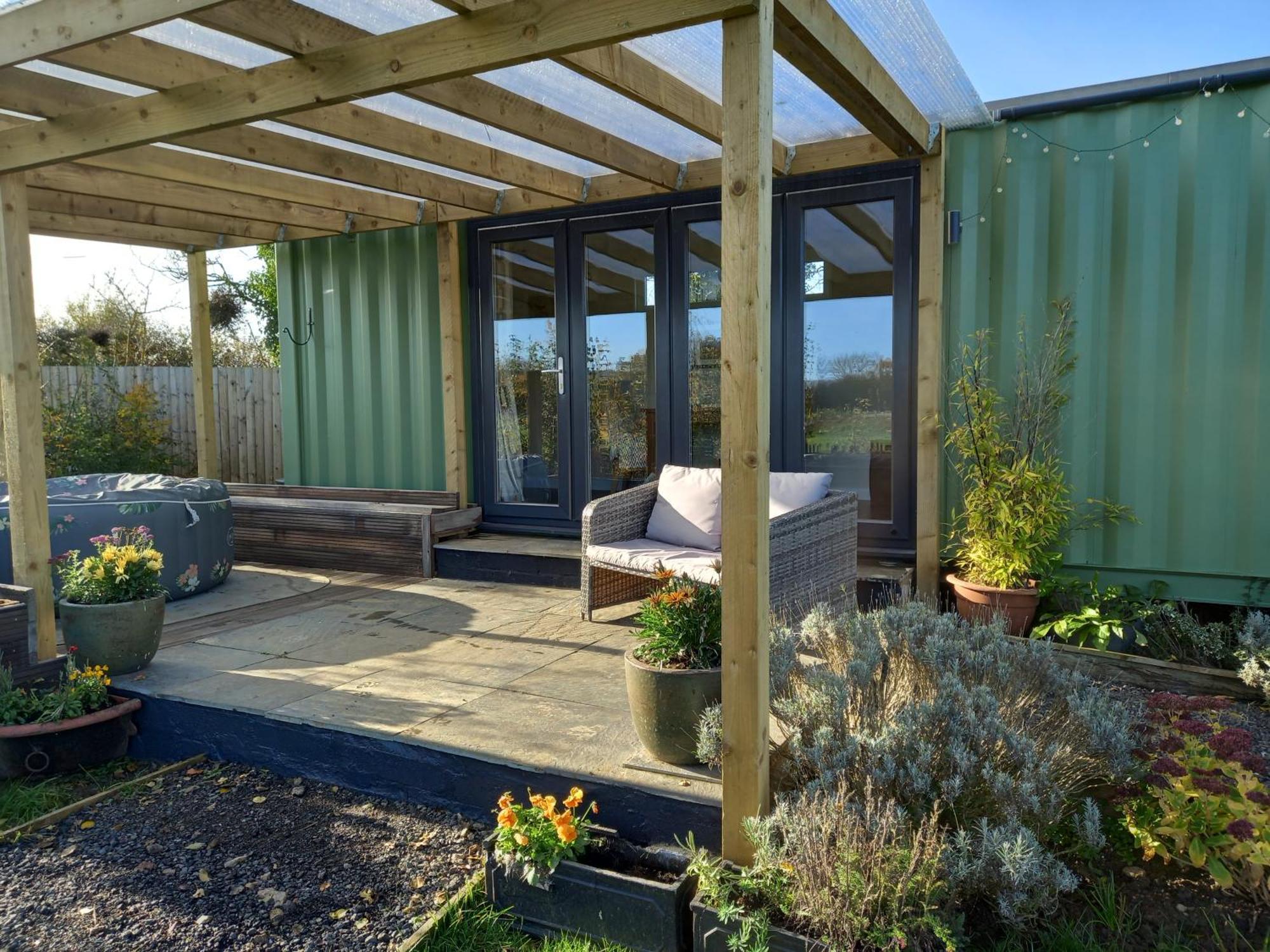 Sweet Pea Cabin Badsey Buitenkant foto